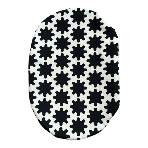 IKEA LURVIG Black and White Print Pet Cat Dog Bed Cover with Zipper Closure - Picture 1 of 7